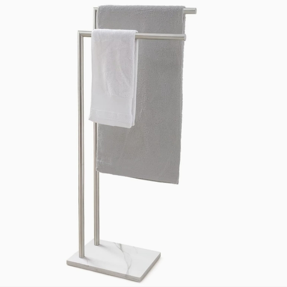 EADOT DOUBLE-L STANDING TOWEL RACK - Picture 1 of 9
